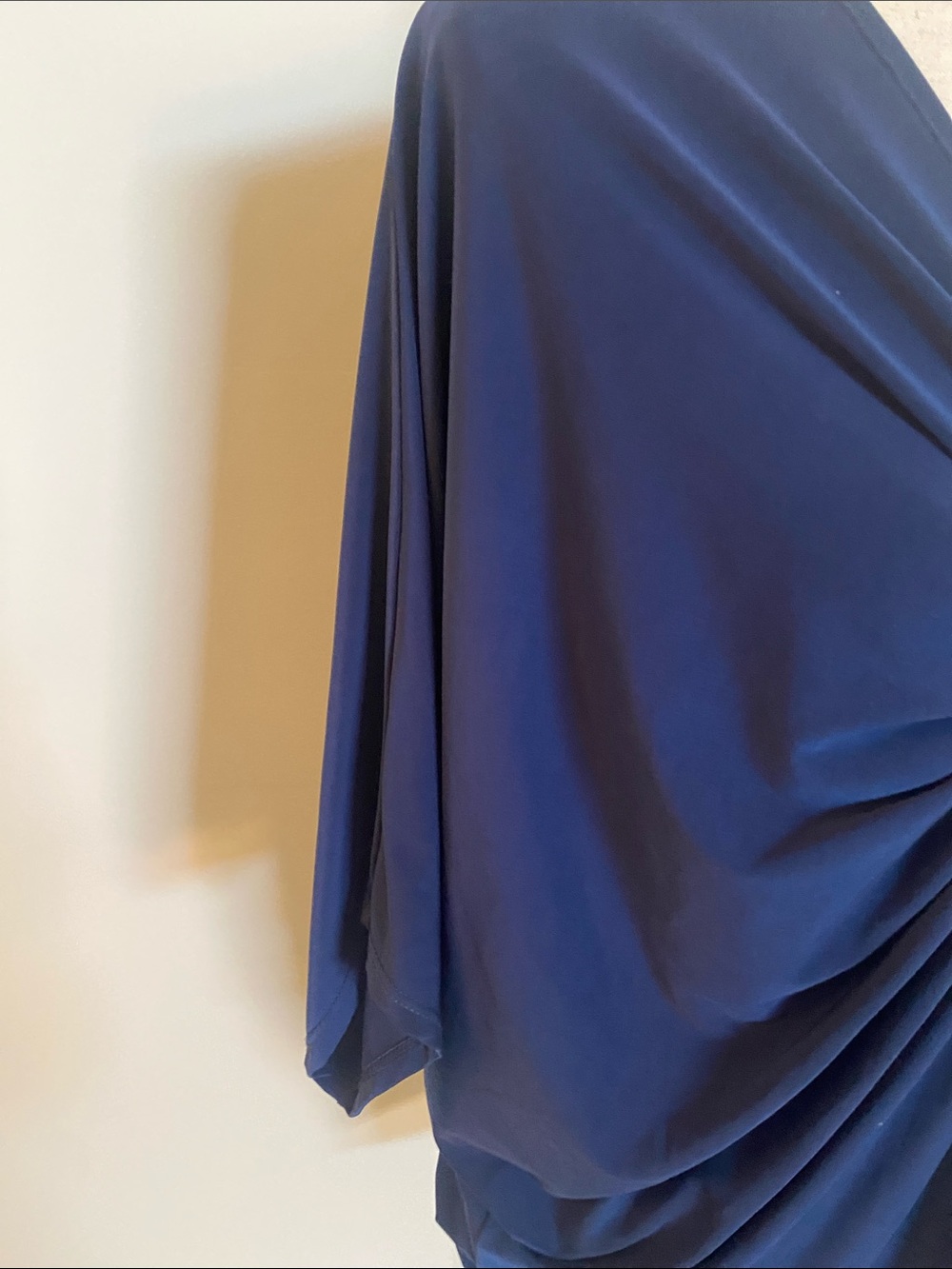 Boston Proper Blue Raglan Sleeve Top - Picture 4 of 6